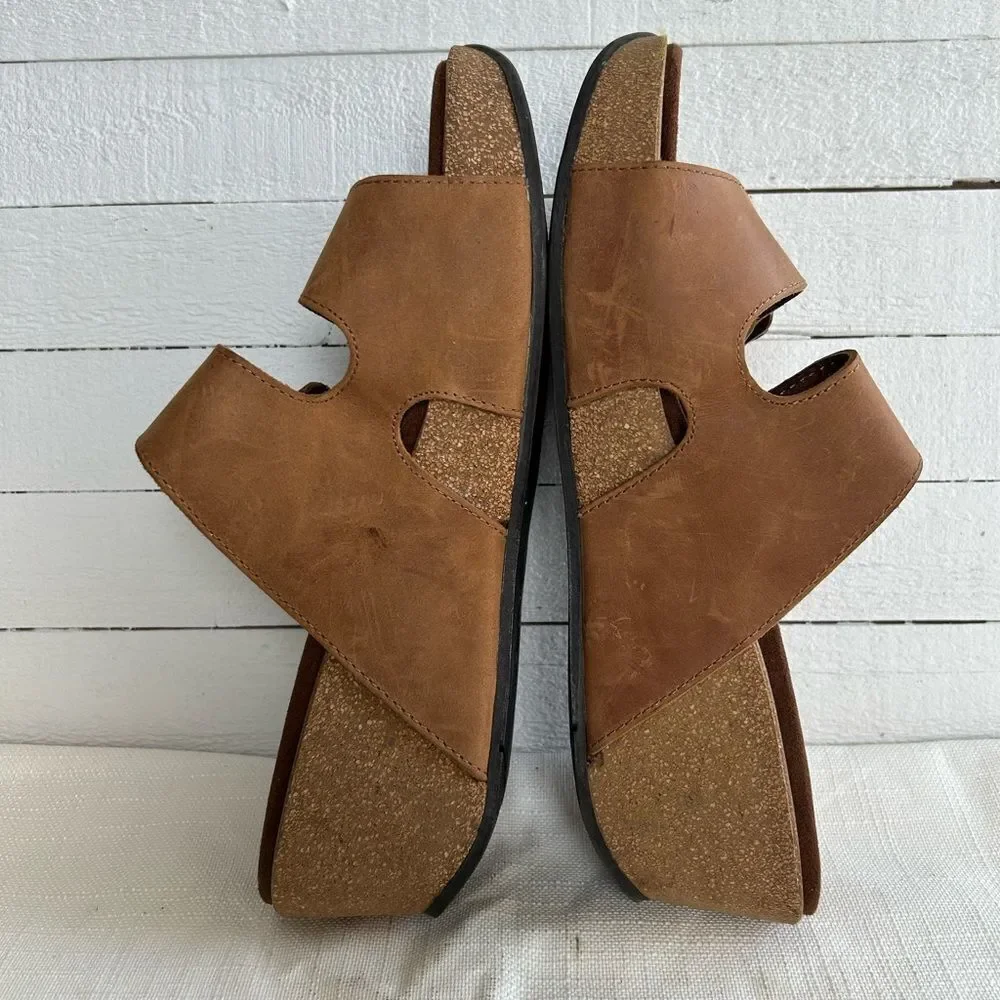 White Mountain Footbeds Wedge Sandals Chandler 10M